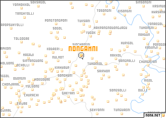 map of Nongam-ni