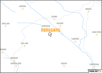 map of Nonggang