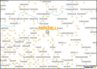 map of Nonggŏl-li