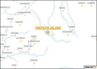 map of Nongkejajar