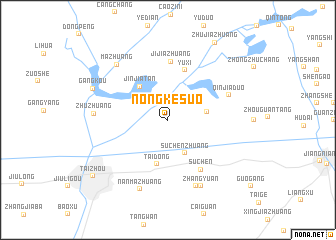 map of Nongkesuo