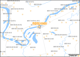 map of Nong Khai