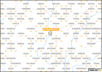 map of Nongowa