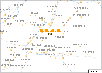 map of Nongsa-gol