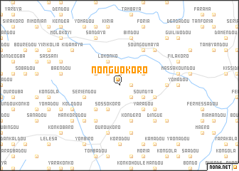 map of Nonguokoro