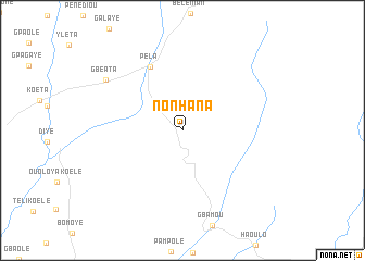 map of Nonhana