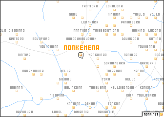 map of Nonkéména