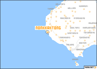 map of Nonkkak-tong