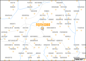 map of Nonkoba