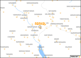 map of Non-kol