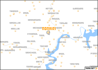 map of Nonmi-ri