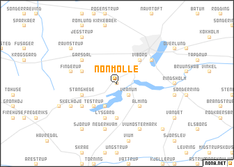 map of Nonmølle