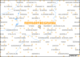 map of Nonndorf bei Grünau