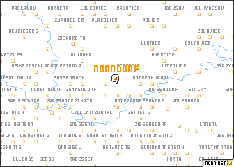 map of Nonndorf