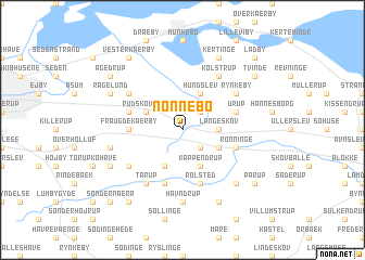 map of Nonnebo