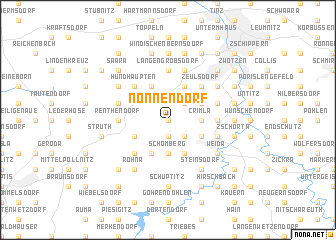 map of Nonnendorf