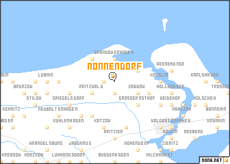 map of Nonnendorf