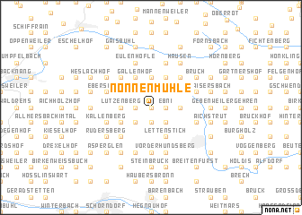 map of Nonnenmühle