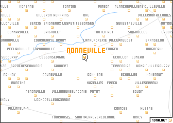 map of Nonneville
