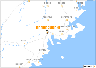 map of Nonogawachi