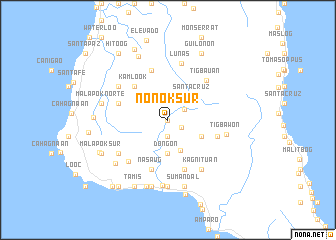 map of Nonok Sur