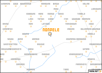 map of Nonpélé