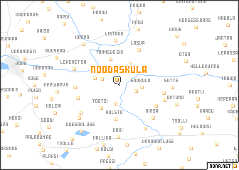 map of Noodasküla