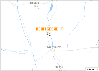 map of Nooitgedacht