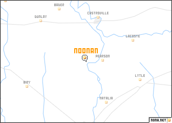 map of Noonan
