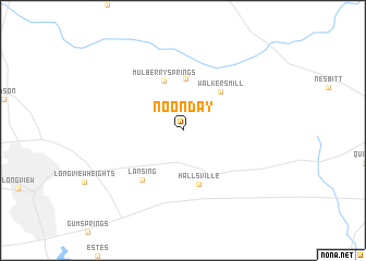 map of Noonday