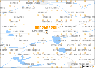 map of Noordbergum