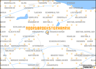 map of Noordbroeksterhamrik