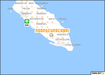 map of Noord Cura Cabai