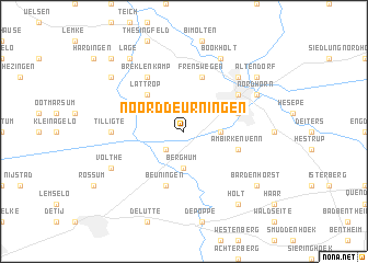 map of Noord-Deurningen