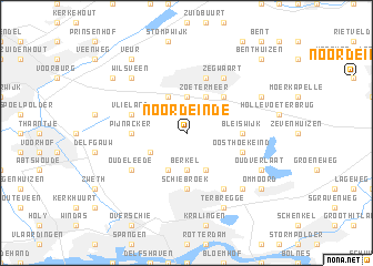 map of Noordeinde