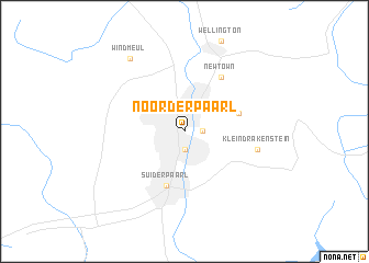 map of Noorder-Paarl
