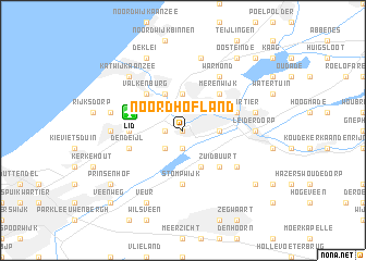 map of Noord-Hofland