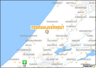 map of Noordwijkerhout