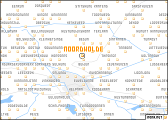 map of Noordwolde