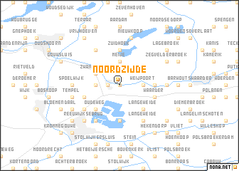 map of Noordzijde