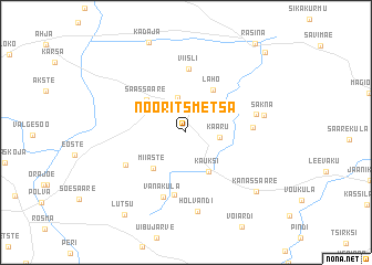 map of Nooritsmetsa