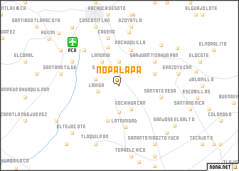 map of Nopalapa