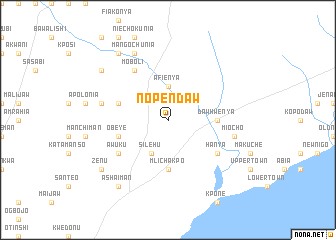 map of Nopendaw