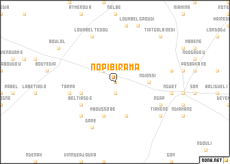 map of Nopi Birama
