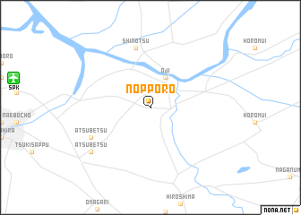 map of Nopporo