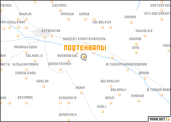 map of Noqţeh Bandī