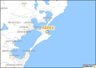 map of Norah