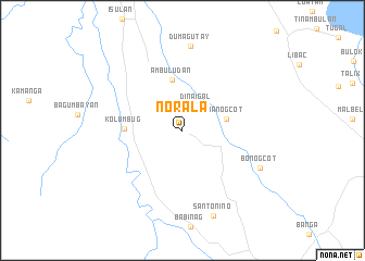 map of Norala