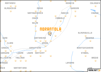 map of Norantola