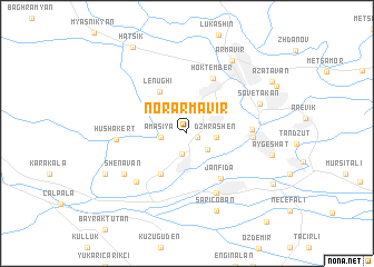 map of Nor Armavir